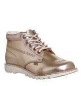 Kickers Kick Hi (g) LEATHER METALLIC