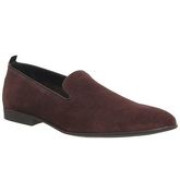 Ask the Missus Haze Loafer BURGUNDY SUEDE