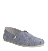 Toms Classic NAVY SLUB CHAMBRAY