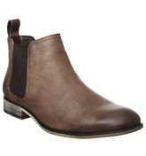 Office Barkley Chelsea Boot BROWN WAXY LEATHER