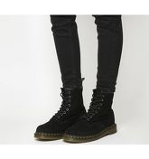 Dr. Martens 8 Eyelet Lace Up Bt BLACK SUEDE