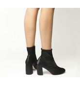 Office Alter Ego- High Cut Boot BLACK SATIN