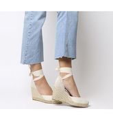 Office Marmalade Espadrille Wedges NATURAL CANVAS