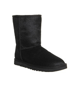 UGG Classic Short boots BLACK CALF HAIR