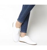 Office Fatal Softy Lace Up WHITE LEATHER