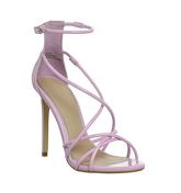 Office Angel Tubular Strap Sandal LILAC PATENT