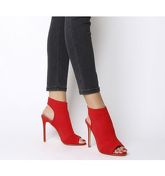 Office Highgate Stretch Knit Boot RED KNIT