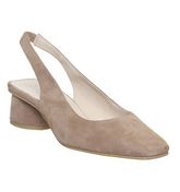 Office Manners Slingback Court NUDE SUEDE