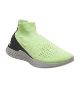 Nike Rise React Flyknit LIME BLAST BLACK VAST GREY