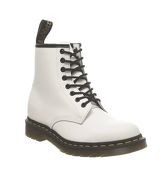 Dr. Martens 8 Eyelet Lace Up Bt WHITE