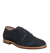 Hudson London Hadstone Plain Toe NAVY SUEDE