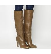 Office Kitsch-smart Knee Boot CAMEL LEATHER