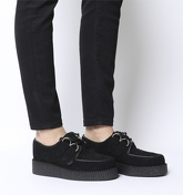 Underground Wulfrun Single Creeper BLACK SUEDE