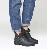UGG Lavelle Zip Boot BLACK LEATHER