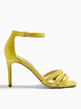 Womens Sadie Lime 3 Strap High Heel Sandals, Lime