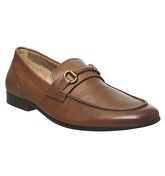 Office Leopard Wrapped Snaffle Loafer TAN LEATHER