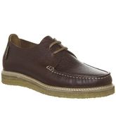 Poste For Offspring Moccasin CHESTNUT SCOTCHGRAIN LEATHER