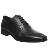 Office Macro Brogue BLACK LEATHER