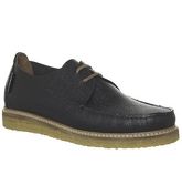 Poste For Offspring Moccasin INK SCOTCHGRAIN LEATHER