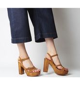 Office Hold-up- Multi Strap Sandal TAN SUEDE