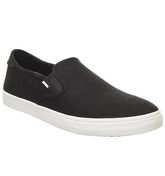 Toms Baja BLACK WHITE SOLE