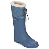 Aigle  POLKA GIBOULEE  women's Wellington Boots in Blue