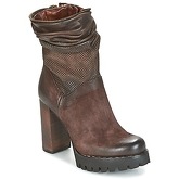 Airstep / A.S.98  BLOC ZIP  women's Low Ankle Boots in Brown