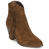 Ash  ISHA  women's Low Ankle Boots in Brown