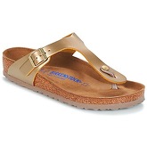 Birkenstock  GIZEH SFB  women's Flip flops / Sandals (Shoes) in Gold