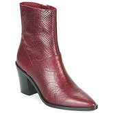 Bronx  NEW AMERICANA LOW  women's Low Ankle Boots in Red