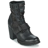 Bunker  ACE STRAP  women's Low Ankle Boots in Black