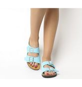 Office Hype 2 Double Strap Sandals SKY BLUE NUBUCK