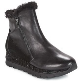 Café Noir  DEBARO  women's Mid Boots in Black