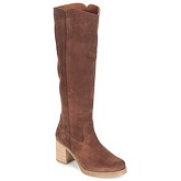Casual Attitude  HAPI  women's High Boots in Brown