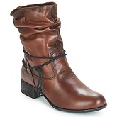 Casual Attitude  JETTER  women's Low Ankle Boots in Brown