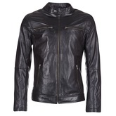 Casual Attitude  IHEXO  men's Leather jacket in Black