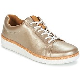 Clarks  AMBERLEE ROSA  women's Shoes (Trainers) in Gold
