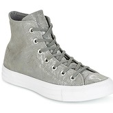 Converse  CHUCK TAYLOR ALL STAR SHIMMER SUEDE HI MASON/MASON/WHITE  women's Shoes (High