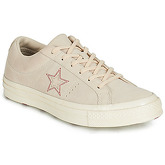 Converse  ONE STAR LOVE IN THE DETAILS SUEDE OX  women's Shoes (Trainers) in Beige