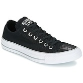 Converse  Chuck Taylor All Star Ox Tipped Metallic Toecap  women's Shoes (Trainers) in Black