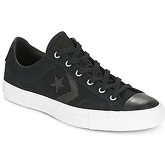 Converse  STAR PLAYER CANVAS WITH GUM OX BLACK/BLACK/WHITE  men's Shoes (Trainers) in Black