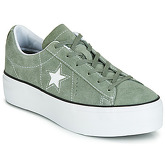 Converse  ONE STAR PLATFORM SEASONAL COLOR OX  women's Shoes (Trainers) in Green