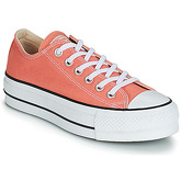 Converse  CHUCK TAYLOR ALL STAR PLATFORM SEASONAL CANVAS OX  women's Shoes (Trainers) in Orange