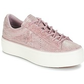 Converse  ONE STAR PLATFORM OX  women's Shoes (Trainers) in Pink