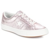Converse  ONE STAR OX  women's Shoes (Trainers) in Pink