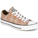 Converse  CHUCK TAYLOR ALL STAR LUREX SNAKE OX LUREX SNAKE OX PALE PUTTY/M  women's Shoes (Trainers) in Pink