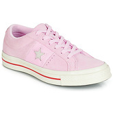 Converse  ONE STAR CUIR FASHION BALLER SUEDE OX  women's Shoes (Trainers) in Pink