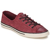 Converse  ALL STAR FANCY LEATHER OX  women's Shoes (Trainers) in Red