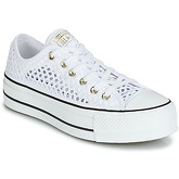Converse  CHUCK TAYLOR ALL STAR LIFT HANDMADE CROCHET OX  women's Shoes (Trainers) in White