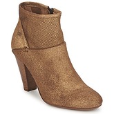 Coqueterra  SELAH  women's Low Ankle Boots in Gold